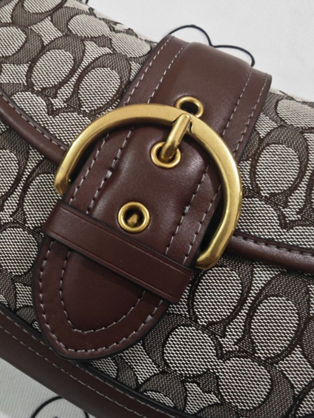 Coach Monogram Pattern Handbag - Picture 2 of 10